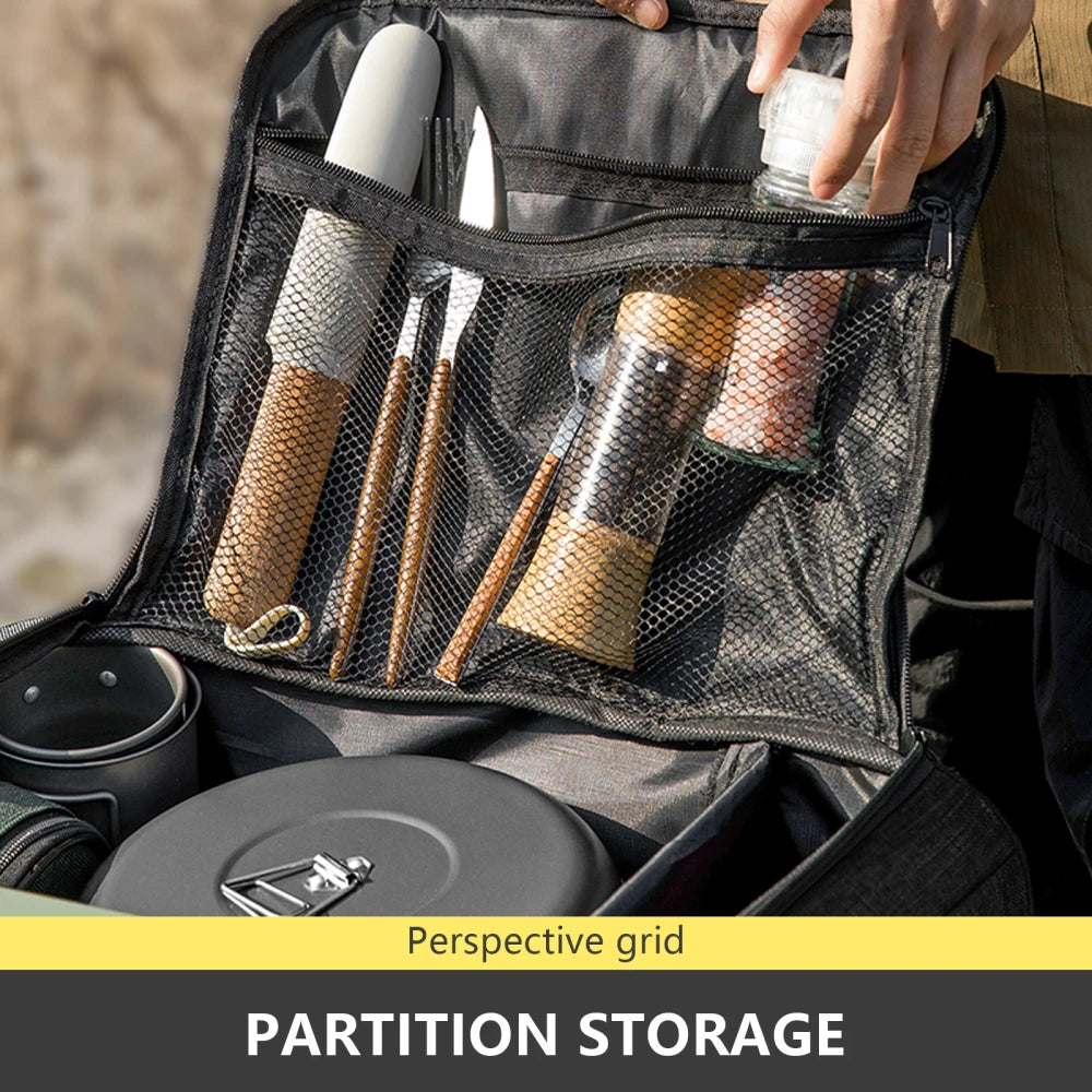 Collapsible Camping Cookware Organizer